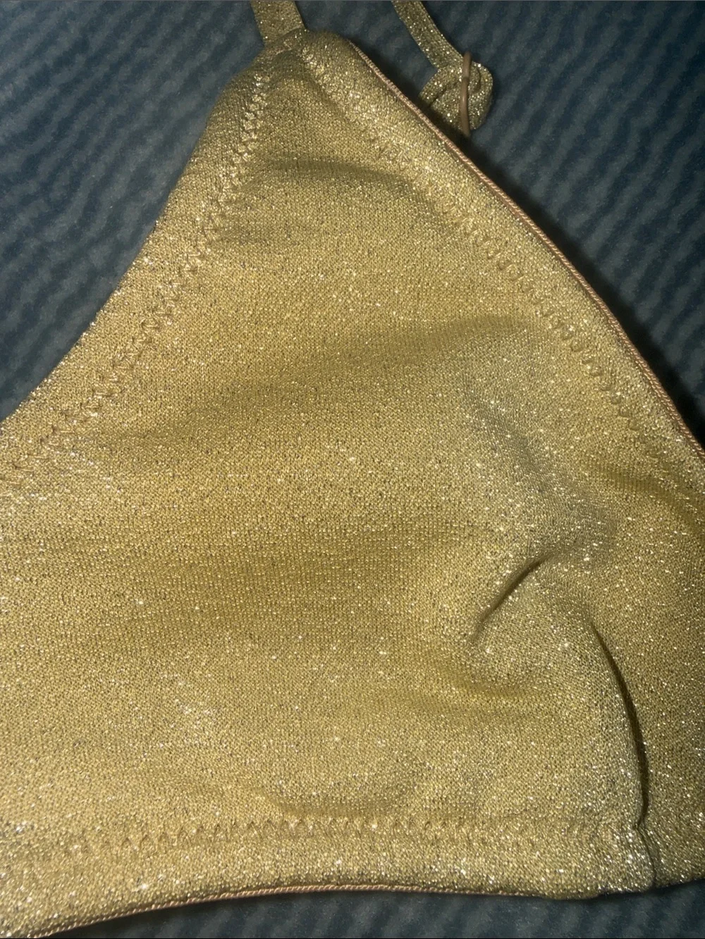 triangl swimwear Gold Seamless Bikini Set